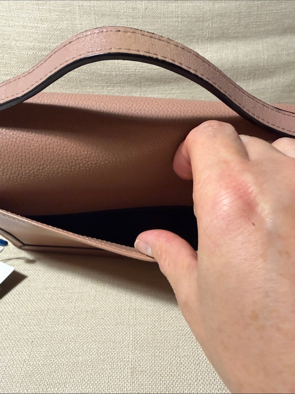 Loewe Pink Leather Barcelona Puzzle-Accent Top Handle Bag - Picture 15 of 16